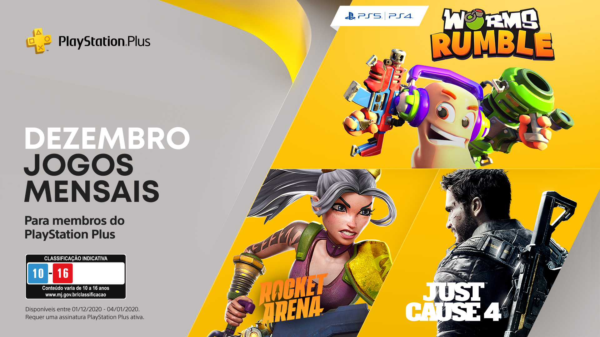 PlayStation Plus: confira os jogos de dezembro para PS4 e PS5